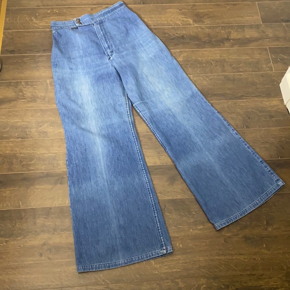 Wrangler Denim - VTG RARE WRANGLER 70’s Wide Leg Bell Bottom Jeans
